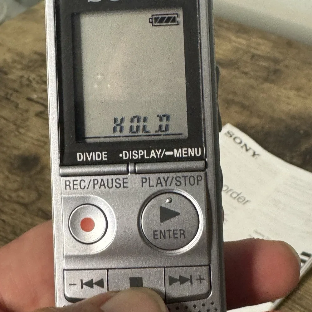 Sony ICD-BX700 Digital Voice Recorder Tested IC Recorder Tested Working